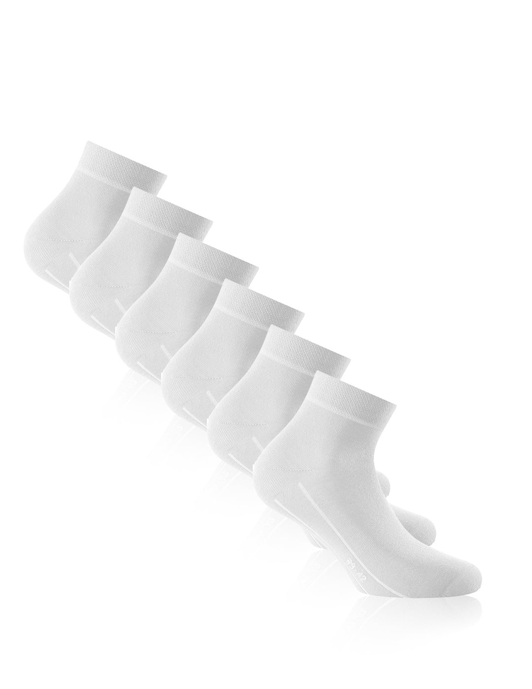 Sneaker Plus Socken 3er-Pack in Weiß – UMOR SOX