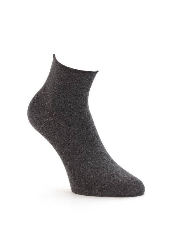 Premium Komfortsocken grau ohne Gummi druckfrei für empfindliche Beine – UMOR SOX