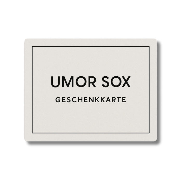 UMOR SOX Geschenkkarte
