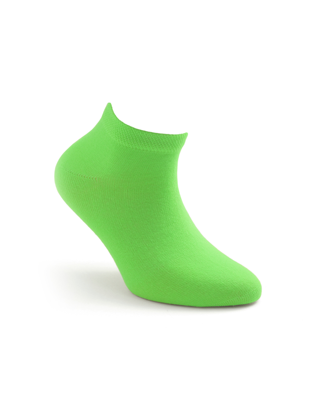 Kinder Sneaker Socken Neon Grün – bequem und leuchtend
