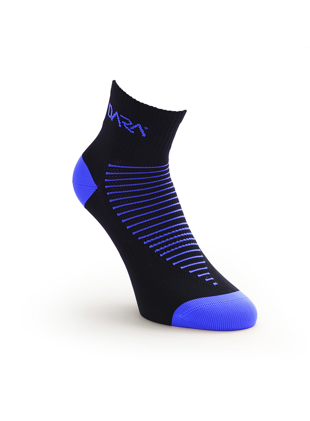  Quarter SporsSocken Technic im  Schwarz Blau – Performance Sportsocken