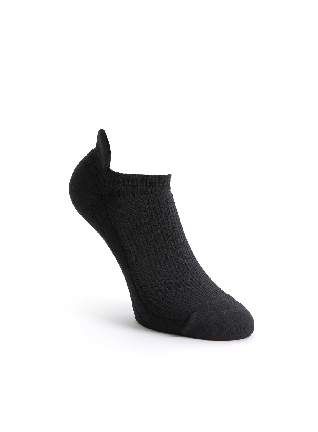 Sport Sneaker Kompressionssocken – Tech Running Schwarz – Leicht & Präzise